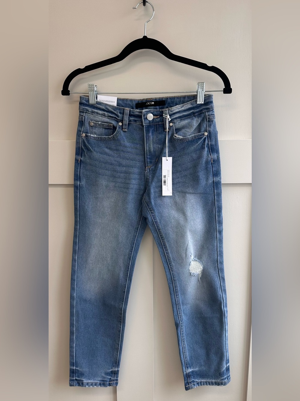 Joe's Jeans Light Blue Denim Jeans with Contrast Stitching